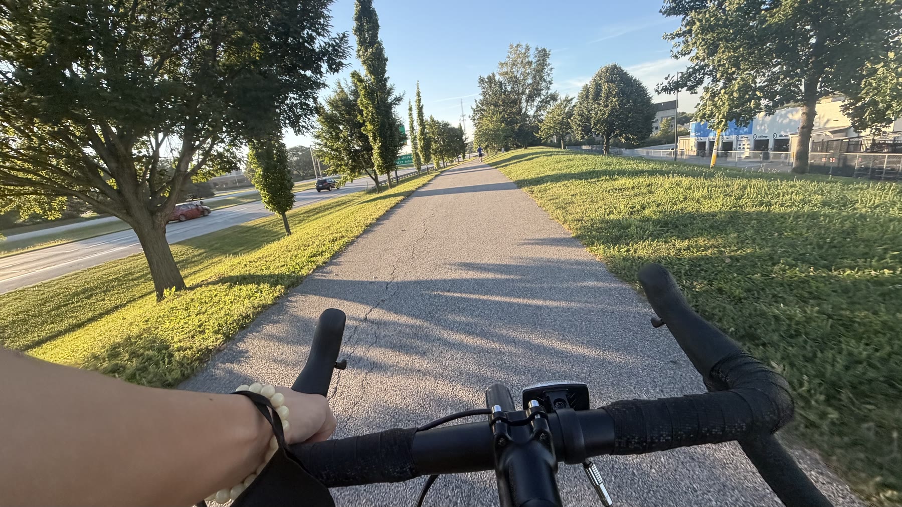 Cycling through the Purdue University campus